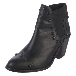 Loeffler Randall Black Studded Ankle Boots